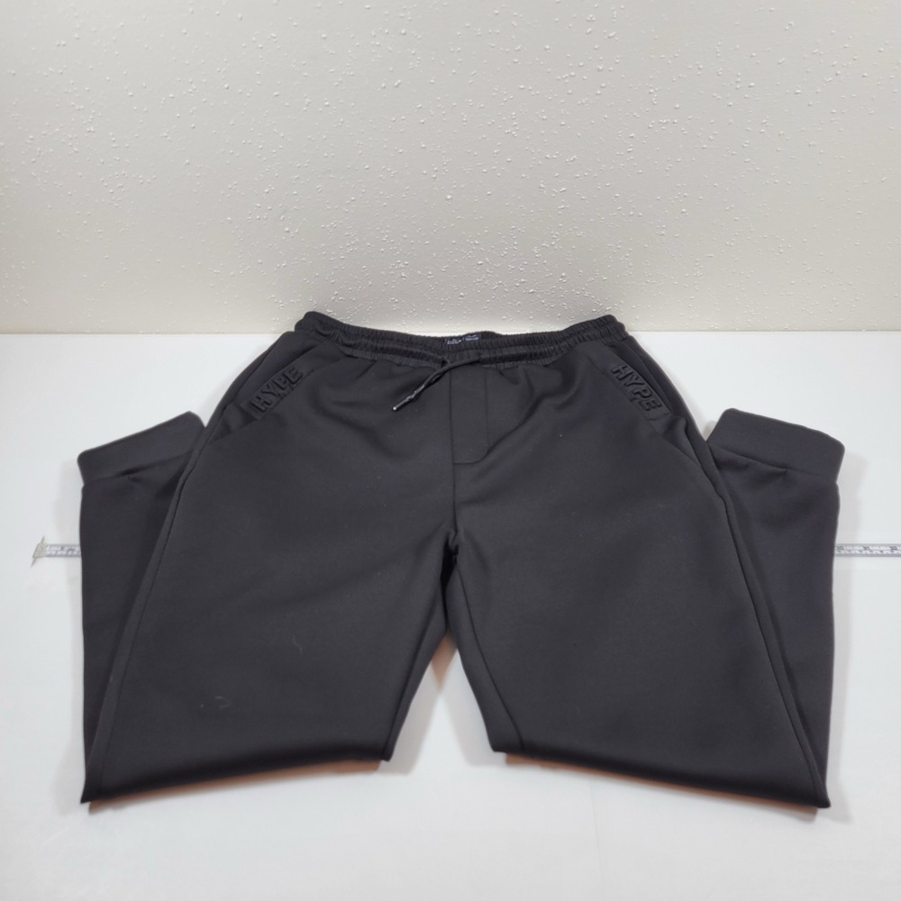 Public Record Jogger Pants Mens XL Black Excellent Hype Embossed Tech Sweatpants